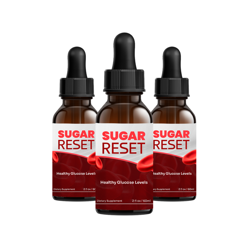 Three bottles of SugarReset, the 3-bottle package
